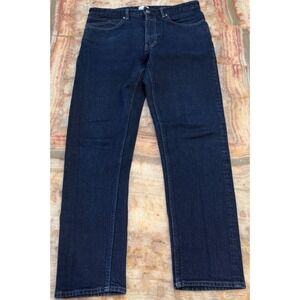 Closed Men's Straight Leg Jeans Blue Denim Dark Wash Classic 5-Pocket Design 31